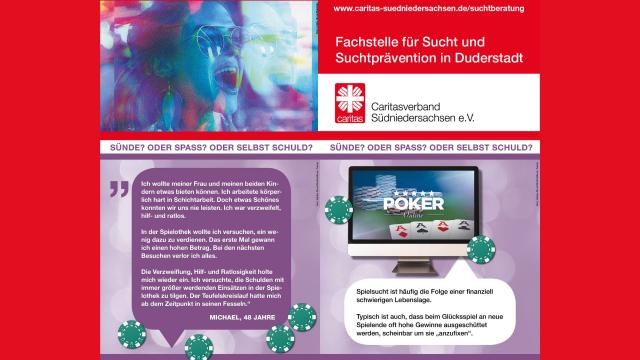 Ausstellung „Sünde? Oder Spaß? Oder selbst schuld?“ der Fachstelle für Sucht und Suchtprävention der Caritas Südniedersachsen