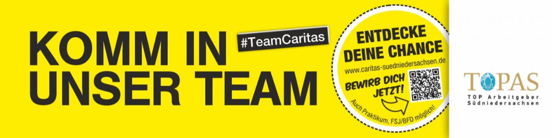 Caritas: Komm in user Team!